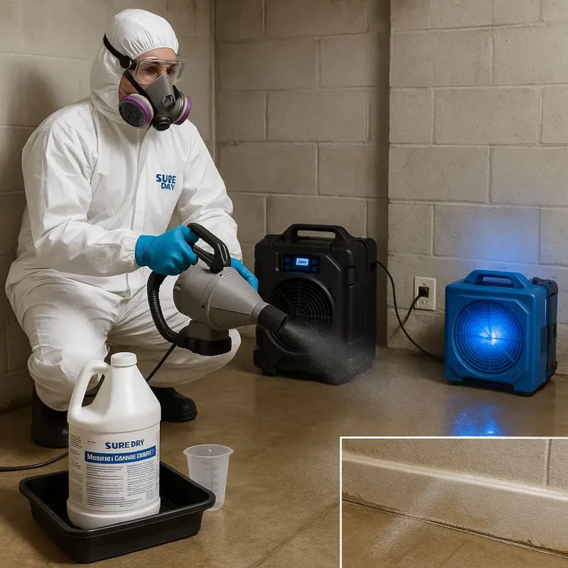 Sanitization and Odor Removal process in Evergreen, WI