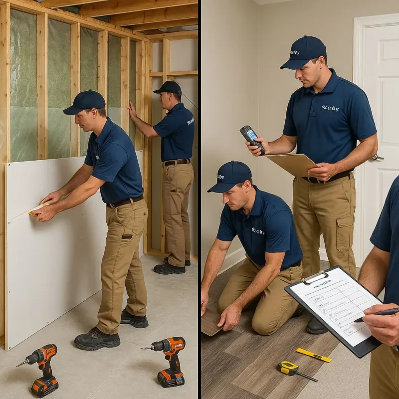 Repairs and Reconstruction process in Evergreen, WI